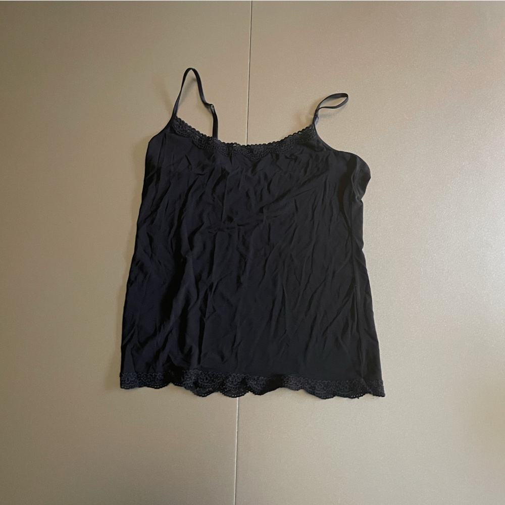 Black lace cami